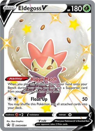 Eldegoss V SWSH084/307 - SWSH Black Star Promos Holofoil - Premium Pokemon Single from Nintendo - Just $0.50! Shop now at Game Crave Tournament Store