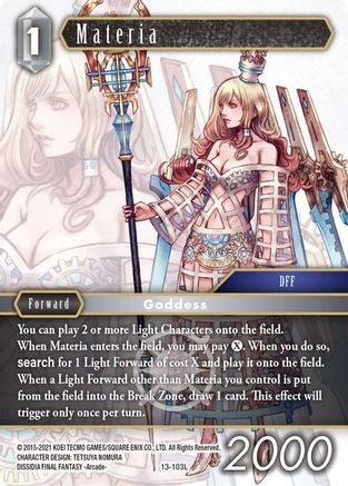 Materia (OPUS XIII: CRYSTAL RADIANCE) Foil - Premium Final Fantasy Single from Opus XIII: Crystal Radiance - Just $11.54! Shop now at Game Crave Tournament Store