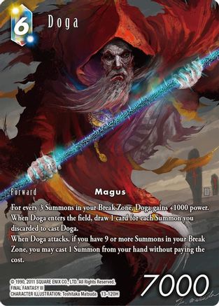 Doga (Full Art) (OPUS XIII: CRYSTAL RADIANCE) Foil - Premium Final Fantasy Single from Opus XIII: Crystal Radiance - Just $6.07! Shop now at Game Crave Tournament Store