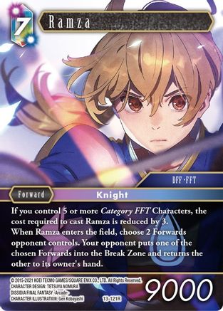 Ramza (OPUS XIII: CRYSTAL RADIANCE) Foil - Premium Final Fantasy Single from Opus XIII: Crystal Radiance - Just $0.43! Shop now at Game Crave Tournament Store