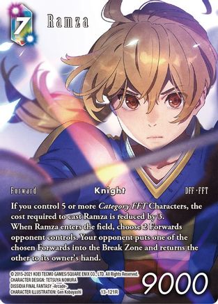 Ramza (Full Art) (OPUS XIII: CRYSTAL RADIANCE) Foil - Premium Final Fantasy Single from Opus XIII: Crystal Radiance - Just $10.21! Shop now at Game Crave Tournament Store