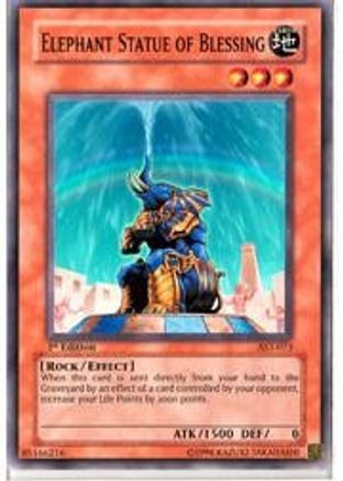 Elephant Statue of Blessing (AST-073) - Ancient Sanctuary 1st Edition - Premium Yugioh Single from Konami - Just $0.42! Shop now at Game Crave Tournament Store