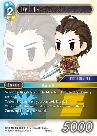 Delita (OPUS XIII: CRYSTAL RADIANCE) Foil - Premium Final Fantasy Single from Opus XIII: Crystal Radiance - Just $0.28! Shop now at Game Crave Tournament Store