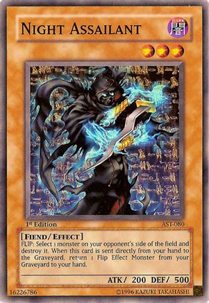 Night Assailant (AST-080) - Ancient Sanctuary 1st Edition - Premium Yugioh Single from Konami - Just $1.68! Shop now at Game Crave Tournament Store