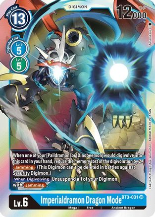 Imperialdramon Dragon Mode (BT3-031) - Release Special Booster Foil - Premium Digimon Single from Bandai - Just $0.25! Shop now at Game Crave Tournament Store