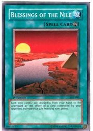 Blessings of the Nile (AST-090) - Ancient Sanctuary 1st Edition - Premium Yugioh Single from Konami - Just $0.25! Shop now at Game Crave Tournament Store