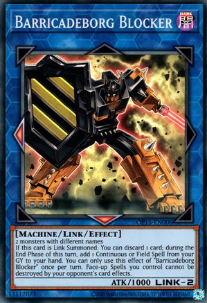 Barricadeborg Blocker (OP15-EN006) - OTS Tournament Pack 15 Unlimited - Premium Yugioh Single from Konami - Just $0.66! Shop now at Game Crave Tournament Store