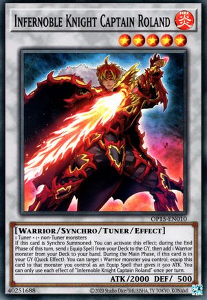 Infernoble Knight Captain Roland (OP15-EN010) - OTS Tournament Pack 15 Unlimited - Premium Yugioh Single from Konami - Just $0.27! Shop now at Game Crave Tournament Store