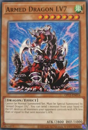 Armed Dragon LV7 (OP15-EN014) - OTS Tournament Pack 15 Unlimited - Premium Yugioh Single from Konami - Just $0.25! Shop now at Game Crave Tournament Store