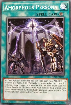 Amorphous Persona (OP15-EN022) - OTS Tournament Pack 15 Unlimited - Premium Yugioh Single from Konami - Just $0.25! Shop now at Game Crave Tournament Store