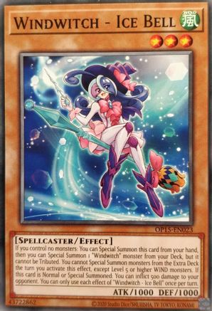 Windwitch - Ice Bell (OP15-EN023) - OTS Tournament Pack 15 Unlimited - Premium Yugioh Single from Konami - Just $0.36! Shop now at Game Crave Tournament Store