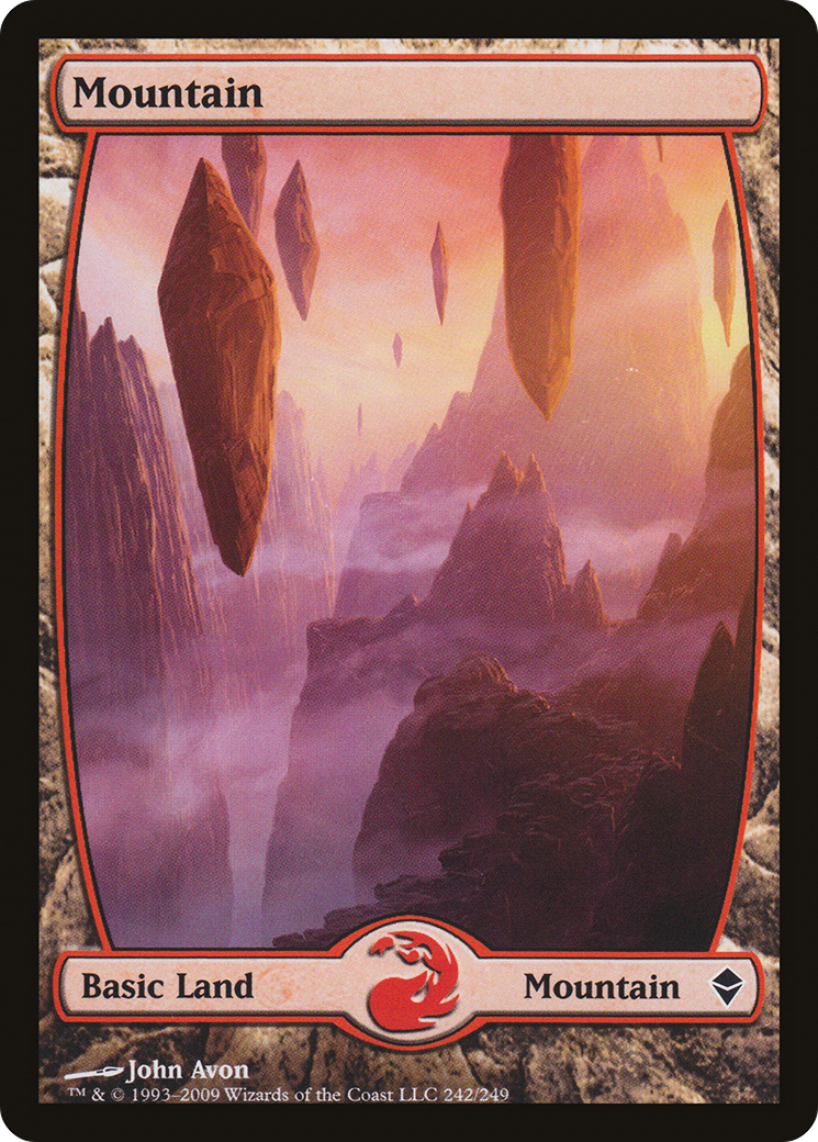 Mountain (ZEN-242) - Zendikar Foil - Premium MTG Single from Wizards of the Coast - Just $1.58! Shop now at Game Crave Tournament Store