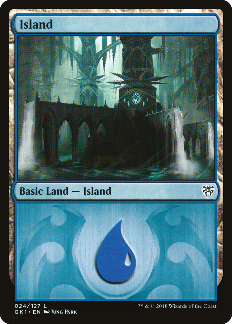 Island (GK1-024) - GRN Guild Kit - Premium MTG Single from Wizards of the Coast - Just $0.08! Shop now at Game Crave Tournament Store