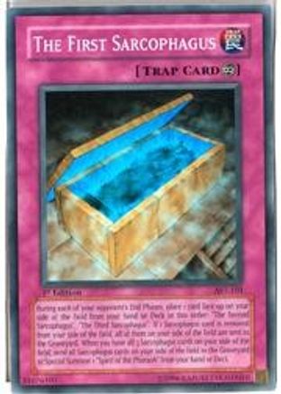 The First Sarcophagus (AST-101) - Ancient Sanctuary Unlimited - Premium Yugioh Single from Konami - Just $0.55! Shop now at Game Crave Tournament Store