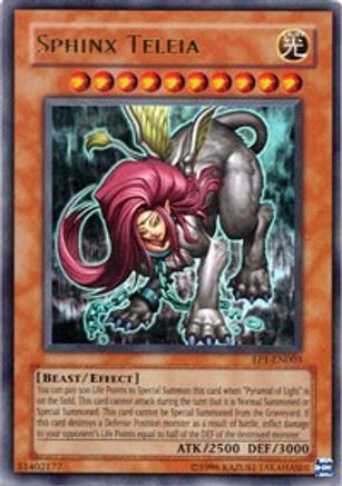 Sphinx Teleia (EP1-EN003) - Yu-Gi-Oh! Movie Exclusive Pack Limited - Premium Yugioh Single from Konami - Just $0.32! Shop now at Game Crave Tournament Store