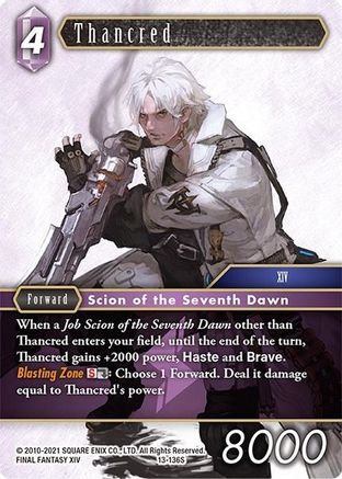 Thancred (OPUS XIII: CRYSTAL RADIANCE) Foil - Premium Final Fantasy Single from Opus XIII: Crystal Radiance - Just $7.13! Shop now at Game Crave Tournament Store