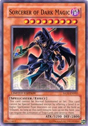 Sorcerer of Dark Magic (MOV-EN002) - Yu-Gi-Oh! The Movie Promo Set Limited - Premium Yugioh Single from Konami - Just $3.56! Shop now at Game Crave Tournament Store