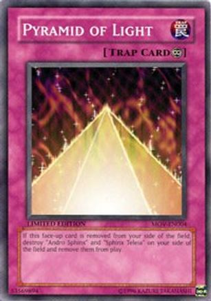 Pyramid of Light (MOV-EN004) - Yu-Gi-Oh! The Movie Promo Set Limited - Premium Yugioh Single from Konami - Just $1.79! Shop now at Game Crave Tournament Store