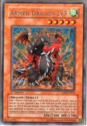 Armed Dragon LV5 (SOD-EN014) - Soul of the Duelist 1st Edition - Premium Yugioh Single from Konami - Just $1.36! Shop now at Game Crave Tournament Store