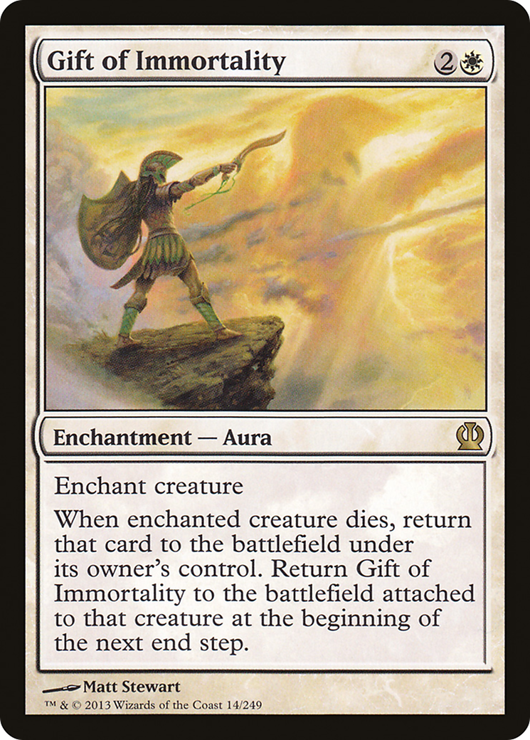 Gift of Immortality (THS-014) - Theros Foil - Premium MTG Single from Wizards of the Coast - Just $2.18! Shop now at Game Crave Tournament Store