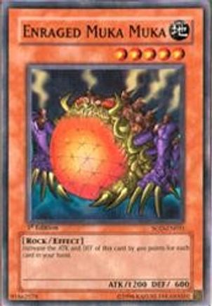 Enraged Muka Muka (SOD-EN031) - Soul of the Duelist 1st Edition - Premium Yugioh Single from Konami - Just $0.30! Shop now at Game Crave Tournament Store