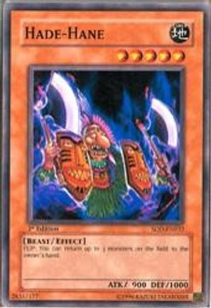 Hade-Hane (SOD-EN032) - Soul of the Duelist Unlimited - Premium Yugioh Single from Konami - Just $0.25! Shop now at Game Crave Tournament Store