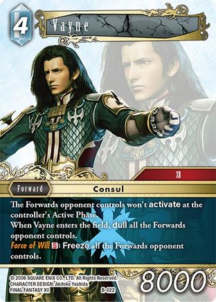 Vayne (BOSS DECK: CHAOS) - Premium Final Fantasy Single from Boss Deck: Chaos - Just $0.43! Shop now at Game Crave Tournament Store