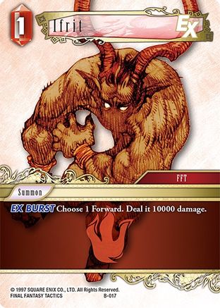 Ifrit (BOSS DECK: CHAOS) - Premium Final Fantasy Single from Boss Deck: Chaos - Just $1.74! Shop now at Game Crave Tournament Store