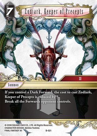Zodiark, Keeper of Precepts (BOSS DECK: CHAOS) - Premium Final Fantasy Single from Boss Deck: Chaos - Just $0.08! Shop now at Game Crave Tournament Store