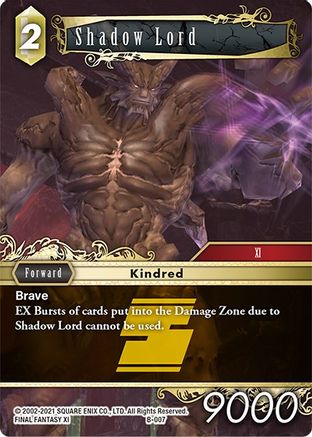 Shadow Lord (BOSS DECK: CHAOS) - Premium Final Fantasy Single from Boss Deck: Chaos - Just $0.25! Shop now at Game Crave Tournament Store