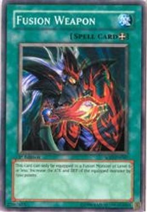 Fusion Weapon (SOD-EN047) - Soul of the Duelist 1st Edition - Premium Yugioh Single from Konami - Just $0.39! Shop now at Game Crave Tournament Store