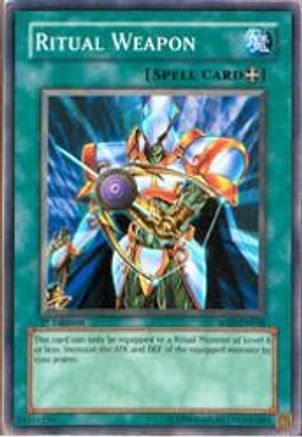 Ritual Weapon (SOD-EN048) - Soul of the Duelist 1st Edition - Premium Yugioh Single from Konami - Just $0.25! Shop now at Game Crave Tournament Store