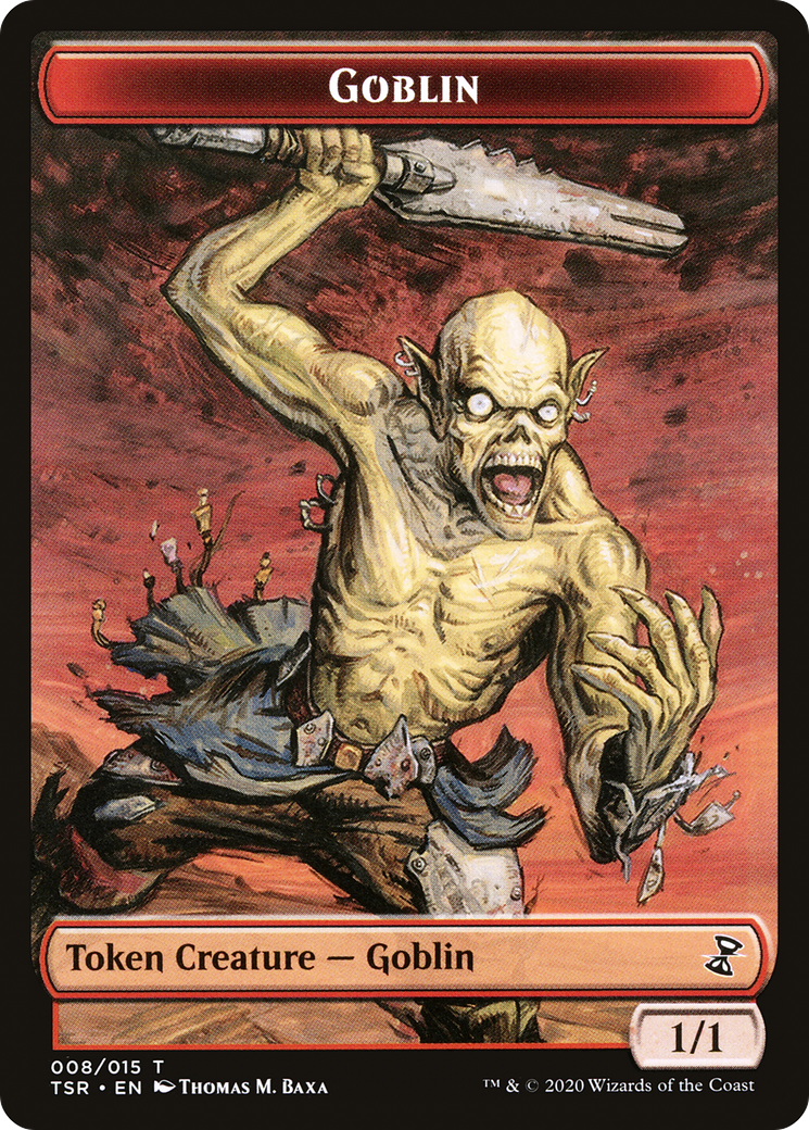 Goblin (TTSR-008) - Time Spiral Remastered Tokens - Premium MTG Single from Wizards of the Coast - Just $0.08! Shop now at Game Crave Tournament Store