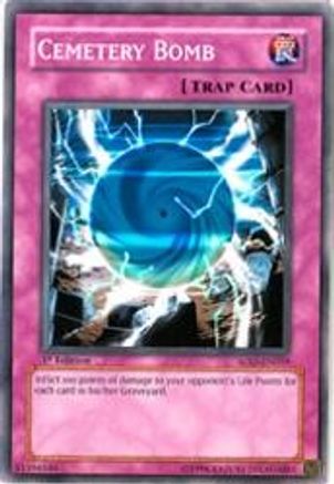 Cemetery Bomb (SOD-EN059) - Soul of the Duelist Unlimited - Premium Yugioh Single from Konami - Just $0.25! Shop now at Game Crave Tournament Store