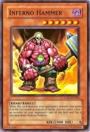 Inferno Hammer (Capsule Monster Coliseum) (CMC-EN002) - Yu-Gi-Oh! Video Game Promotional Cards Limited - Premium Yugioh Single from Konami - Just $0.41! Shop now at Game Crave Tournament Store