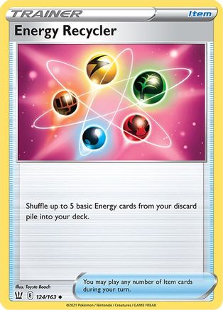 Energy Recycler 124/163 - Battle Styles - Premium Pokemon Single from Nintendo - Just $0.25! Shop now at Game Crave Tournament Store