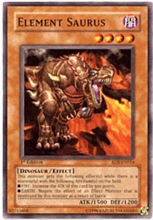 Element Saurus (RDS-EN014) - Rise of Destiny Unlimited - Premium Yugioh Single from Konami - Just $0.08! Shop now at Game Crave Tournament Store