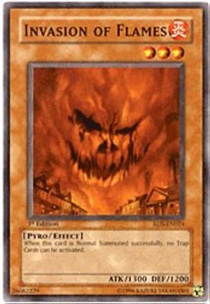 Invasion of Flames (RDS-EN024) - Rise of Destiny Unlimited - Premium Yugioh Single from Konami - Just $0.25! Shop now at Game Crave Tournament Store
