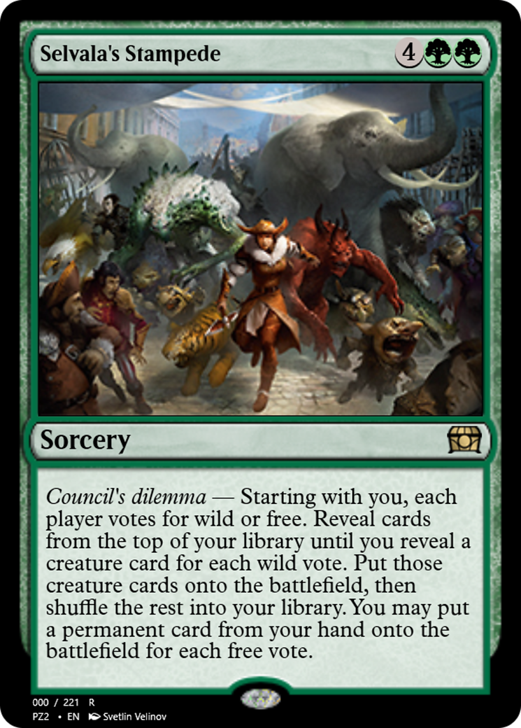 Selvala's Stampede (PZ2-65787) - Treasure Chest - Premium MTG Single from Wizards of the Coast - Just $0! Shop now at Game Crave Tournament Store