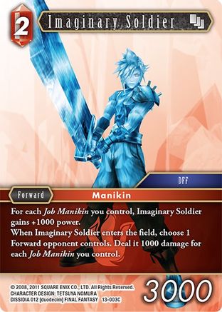 Imaginary Soldier (OPUS XIII: CRYSTAL RADIANCE) Foil - Premium Final Fantasy Single from Opus XIII: Crystal Radiance - Just $0.95! Shop now at Game Crave Tournament Store