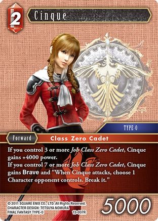 Cinque (OPUS XIII: CRYSTAL RADIANCE) Foil - Premium Final Fantasy Single from Opus XIII: Crystal Radiance - Just $1.02! Shop now at Game Crave Tournament Store