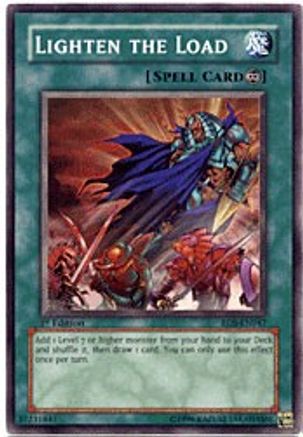 Lighten the Load (RDS-EN047) - Rise of Destiny Unlimited - Premium Yugioh Single from Konami - Just $0.25! Shop now at Game Crave Tournament Store