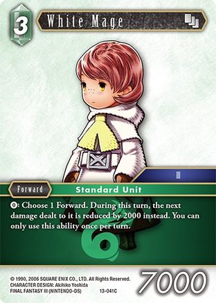 White Mage - 13-041C (OPUS XIII: CRYSTAL RADIANCE) - Premium Final Fantasy Single from Opus XIII: Crystal Radiance - Just $0.25! Shop now at Game Crave Tournament Store