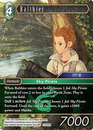 Balthier (OPUS XIII: CRYSTAL RADIANCE) Foil - Premium Final Fantasy Single from Opus XIII: Crystal Radiance - Just $2.01! Shop now at Game Crave Tournament Store