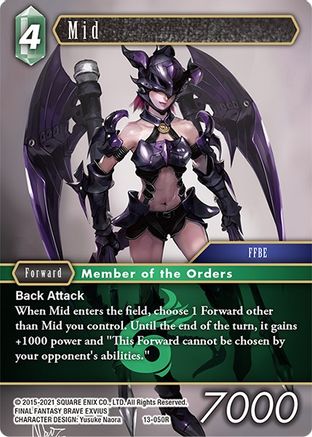 Mid (OPUS XIII: CRYSTAL RADIANCE) Foil - Premium Final Fantasy Single from Opus XIII: Crystal Radiance - Just $0.30! Shop now at Game Crave Tournament Store