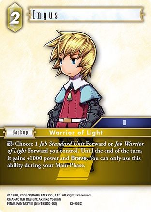 Ingus (OPUS XIII: CRYSTAL RADIANCE) Foil - Premium Final Fantasy Single from Opus XIII: Crystal Radiance - Just $3.56! Shop now at Game Crave Tournament Store