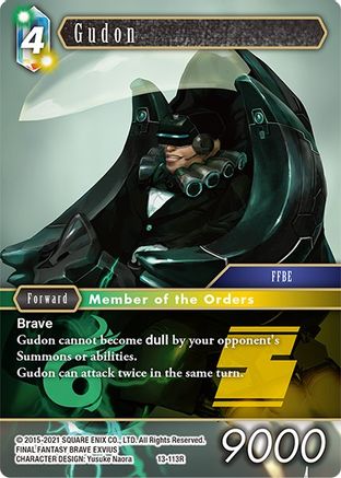 Gudon (OPUS XIII: CRYSTAL RADIANCE) - Premium Final Fantasy Single from Opus XIII: Crystal Radiance - Just $0.25! Shop now at Game Crave Tournament Store