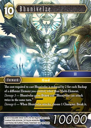 Bhunivelze (OPUS XIII: CRYSTAL RADIANCE) Foil - Premium Final Fantasy Single from Opus XIII: Crystal Radiance - Just $0.28! Shop now at Game Crave Tournament Store