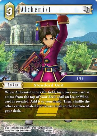 Alchemist (OPUS XIII: CRYSTAL RADIANCE) Foil - Premium Final Fantasy Single from Opus XIII: Crystal Radiance - Just $0.31! Shop now at Game Crave Tournament Store