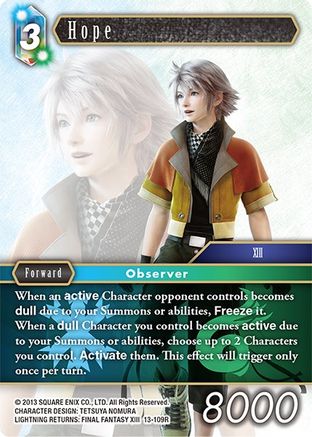 Hope (OPUS XIII: CRYSTAL RADIANCE) Foil - Premium Final Fantasy Single from Opus XIII: Crystal Radiance - Just $1.19! Shop now at Game Crave Tournament Store